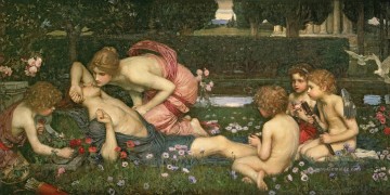  adonis Galerie - Das Erwachen des Adonis griechische weibliche John William Waterhouse